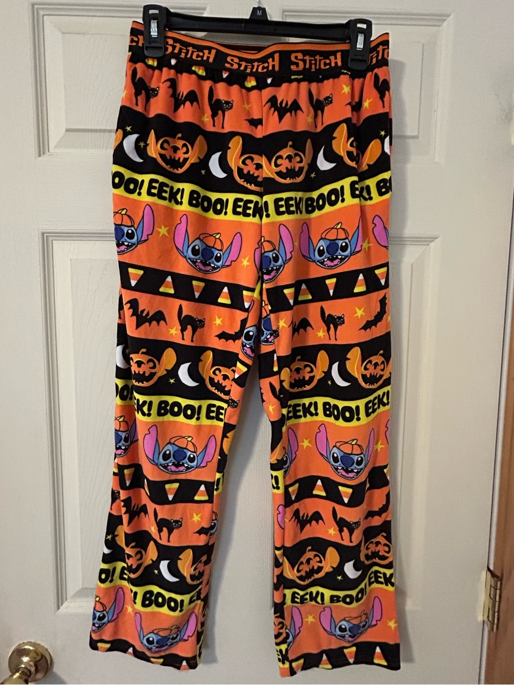 Disney Women’s Halloween Stitch Boo Pajama Pants S 4 6